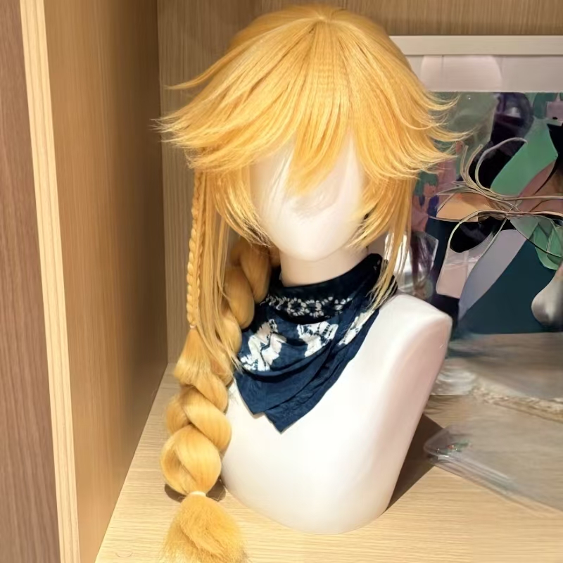 Wig Fiber Net - Anime Applejack Cosplay Wig Golden braids