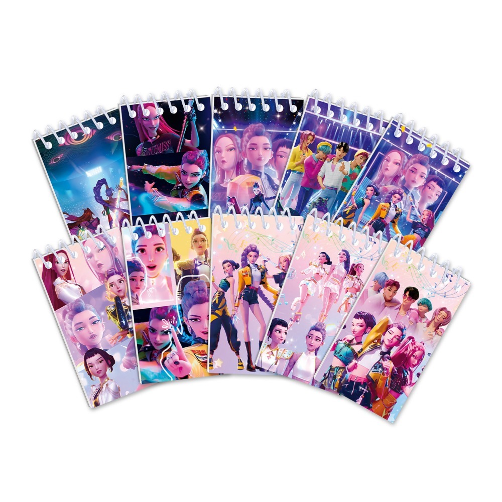 Cosplay Prop Pattern - 10PCS Anime Girls Group K-pop Notebook