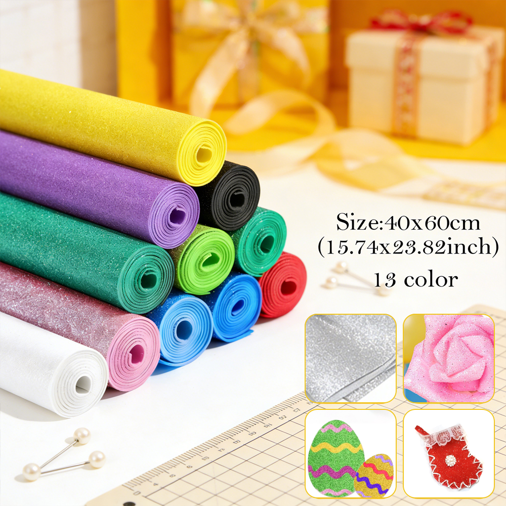 Eva Foam Sheet - 1pcs Sparkling Golds EVA Foam Board