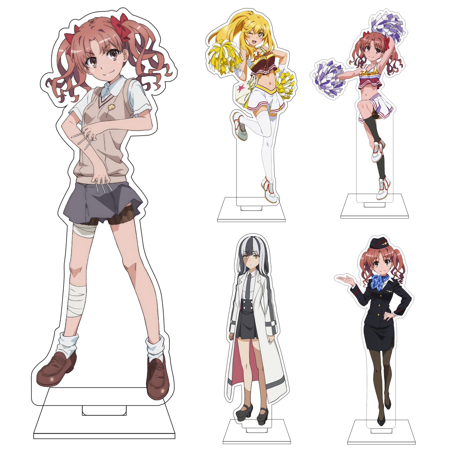 Anime Cosplay Prop - 16CM Anime Misaka Mikoto Cosplay Acrylic