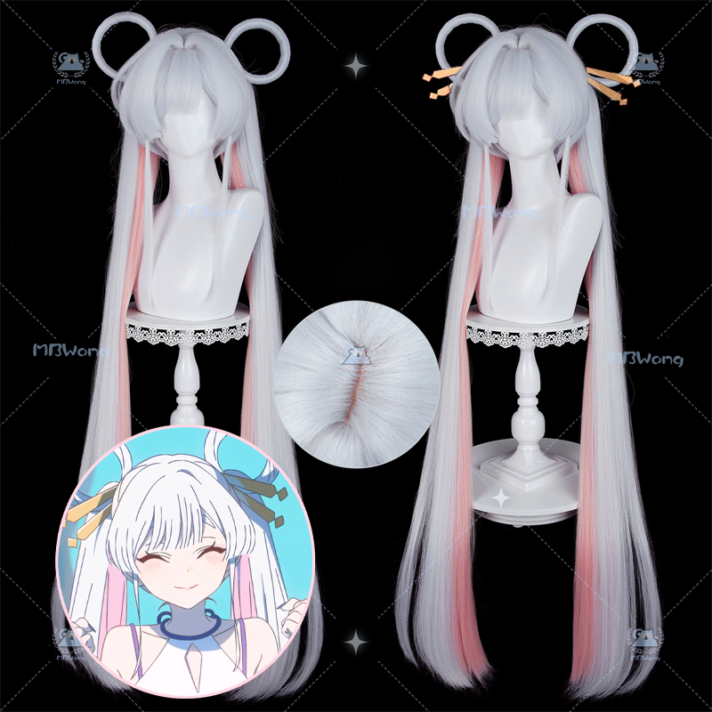 Cosplay Material For Prop - Yachiyo Runami Cosplay Wig Double Ponytail