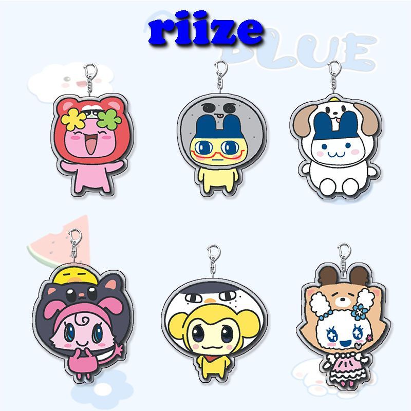 Acrylic Cosplay Prop - Tamagotchi peripheral exquisite keychain, Tamagotchi cartoon