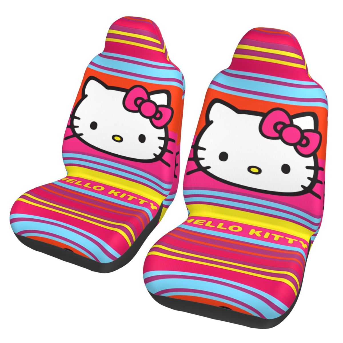 Cosplay Prop Pattern - Hello Kitty Stripe Pattern Universal Car