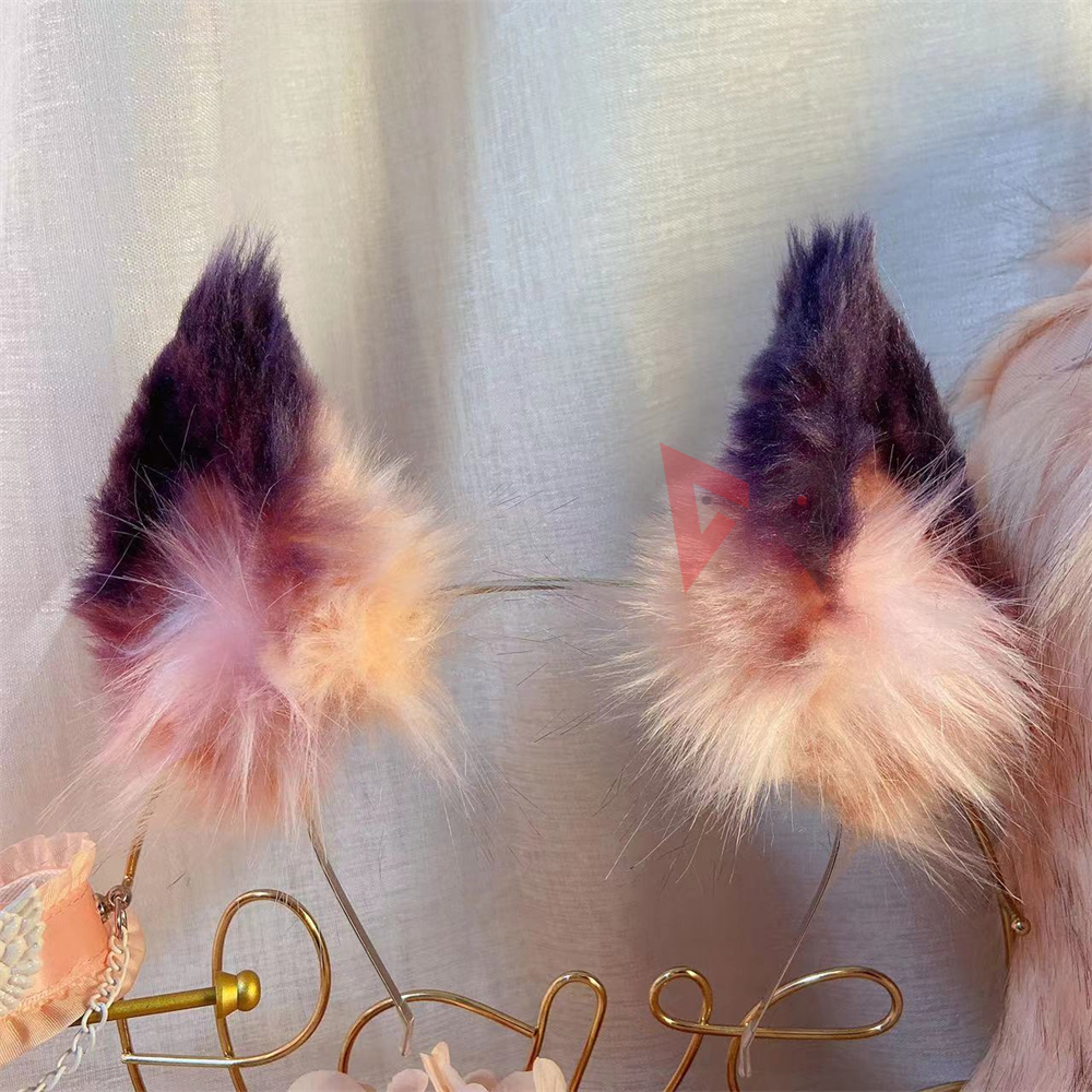 New Handmade Work Pink Fox Ear - Cosplay Prop Works recension och pris