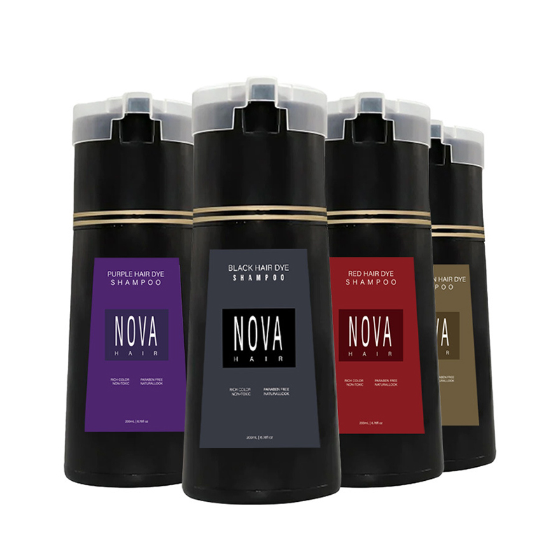 200ml Nova Hair Dye Shampoo Ha - Hair Spray Color recension och pris