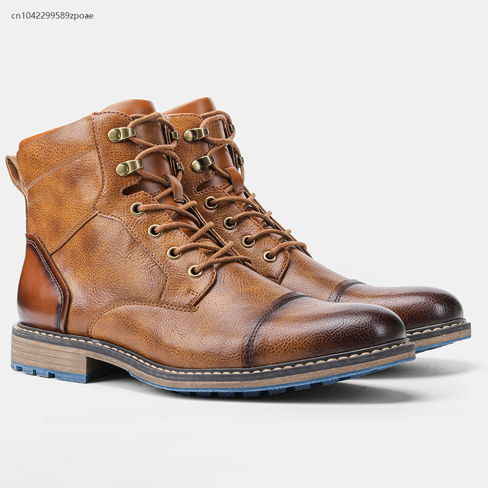 Men's Leather Boots Single Boo - Cosplay Prop Works recension och pris