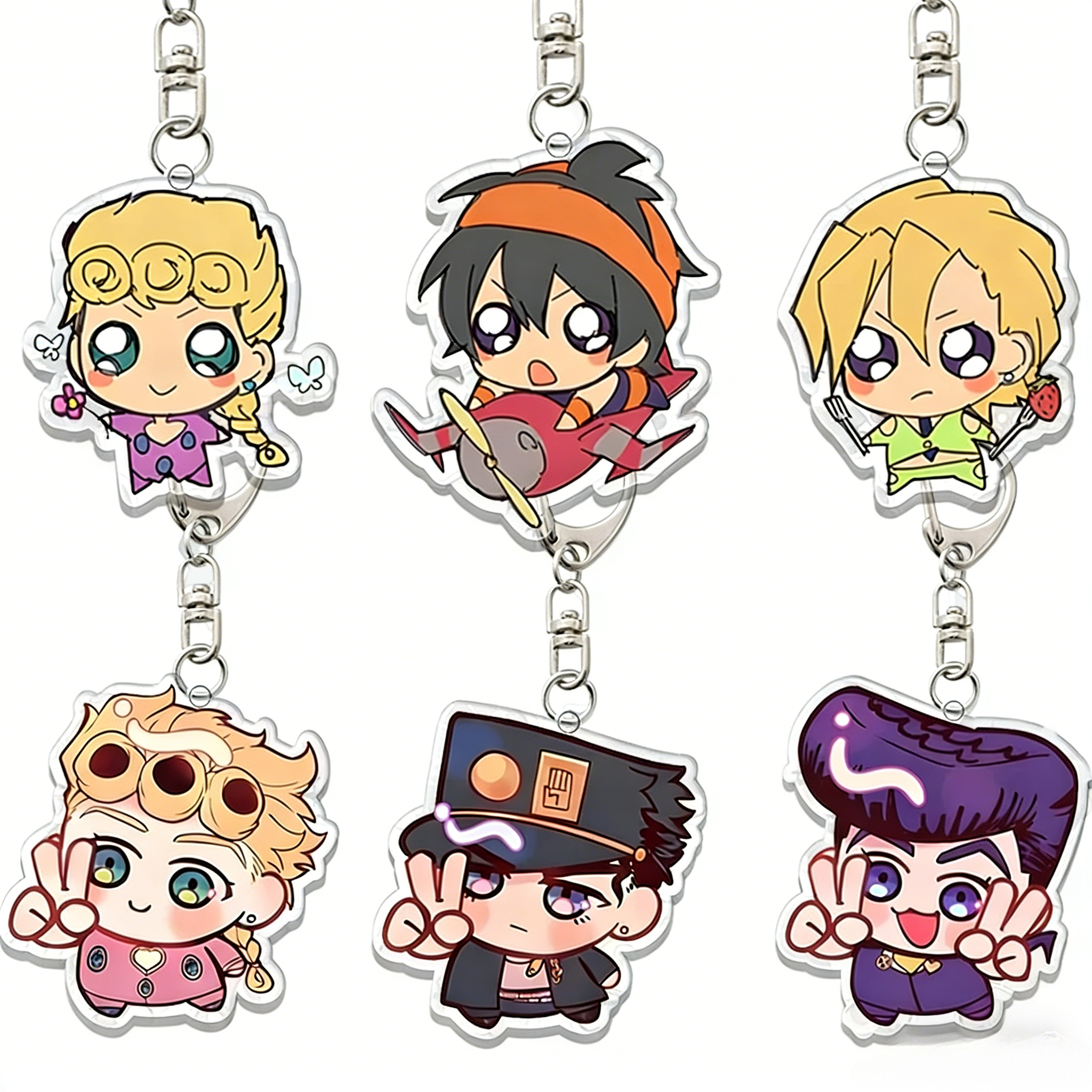 JoJo's Acrylic Keychain Bizarr - Acrylic Cosplay Prop recension och pris