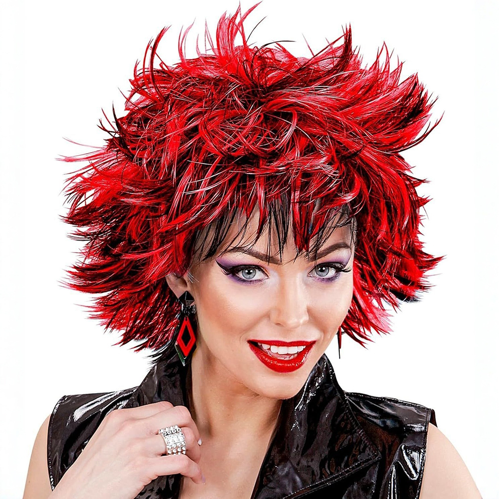 Black Red Afro Wig 11inch Butt - Wig Fiber Net recension och pris