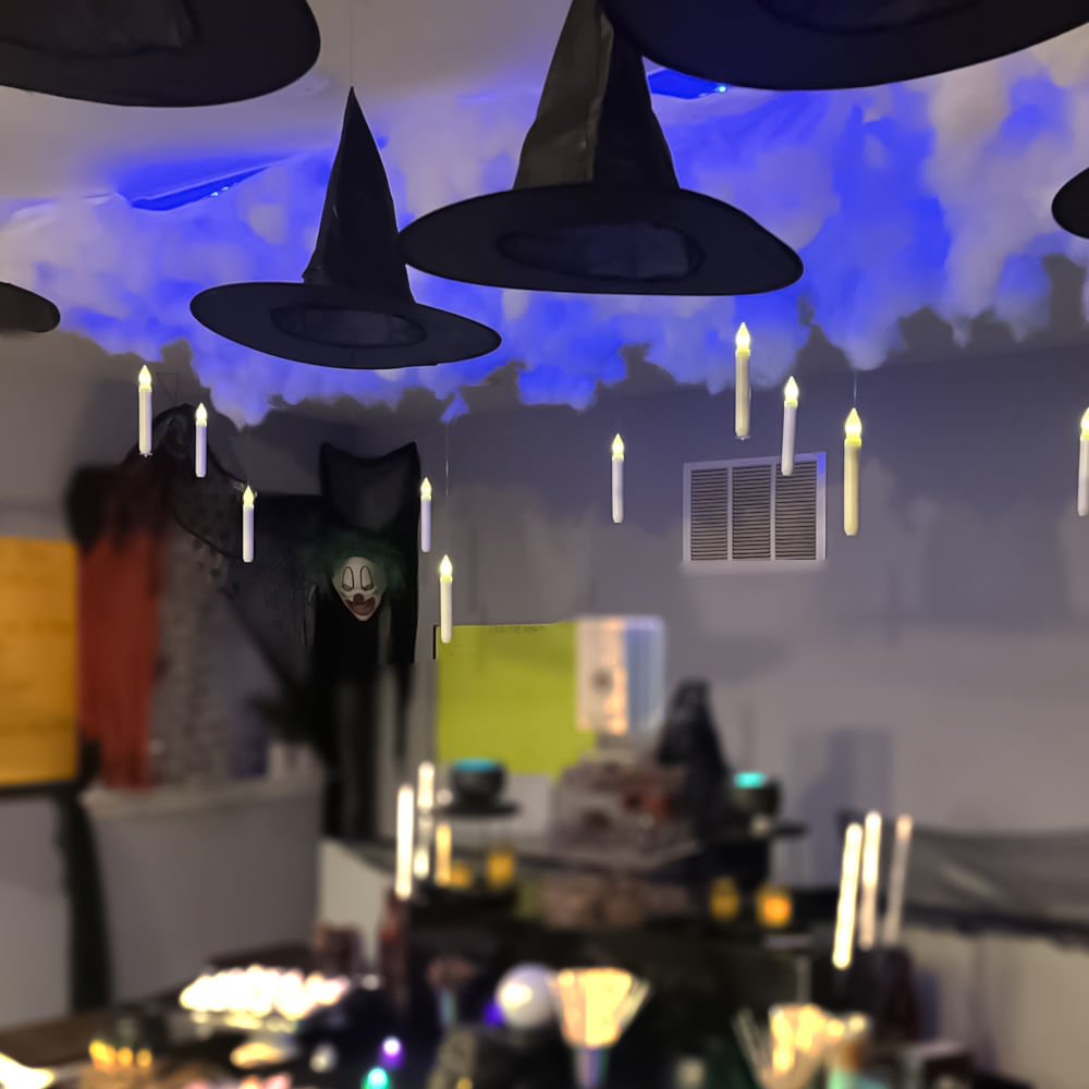 1/3pcs Halloween Witch Hat Hal - Cosplay Floating Prop recension och pris