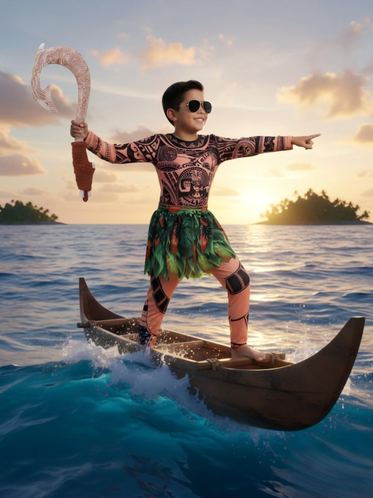 Summer Moana Maui Kids Boys Co - Cosplay Prop Pattern recension och pris