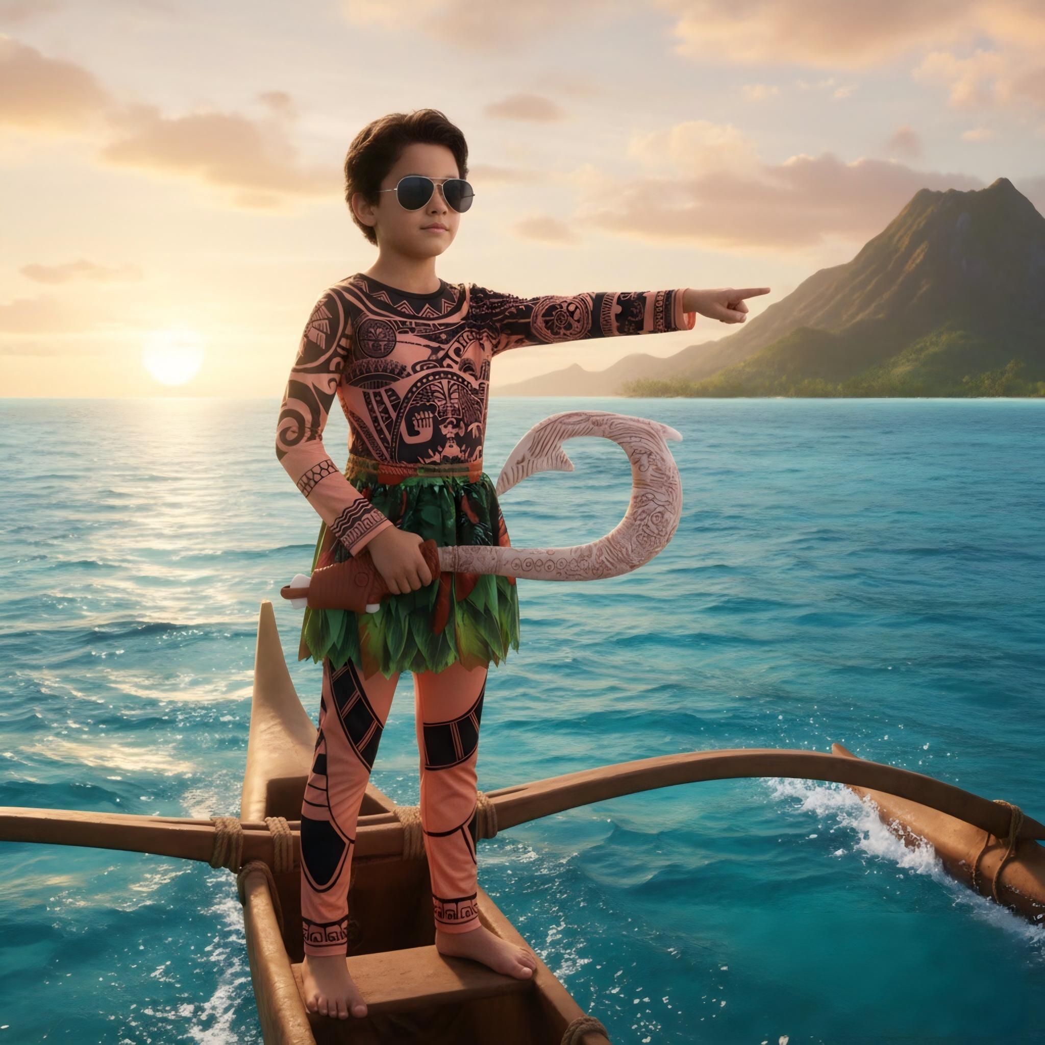 Summer Moana Maui Kids Boys Co - Cosplay Prop Pattern recension och pris