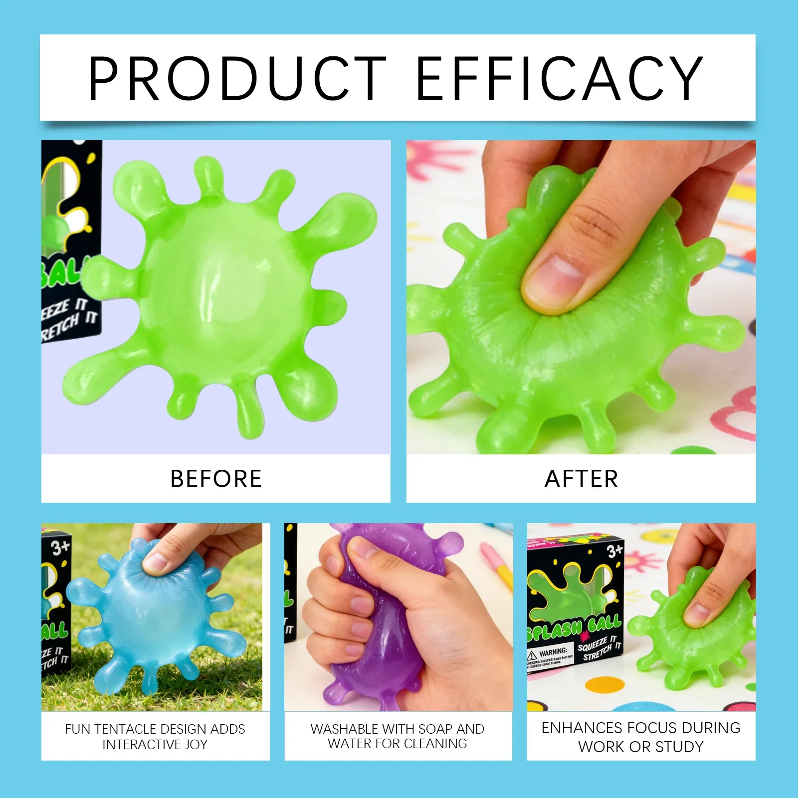 Virus bacteria Squishies Pinch - Cosplay Fireball Prop recension och pris