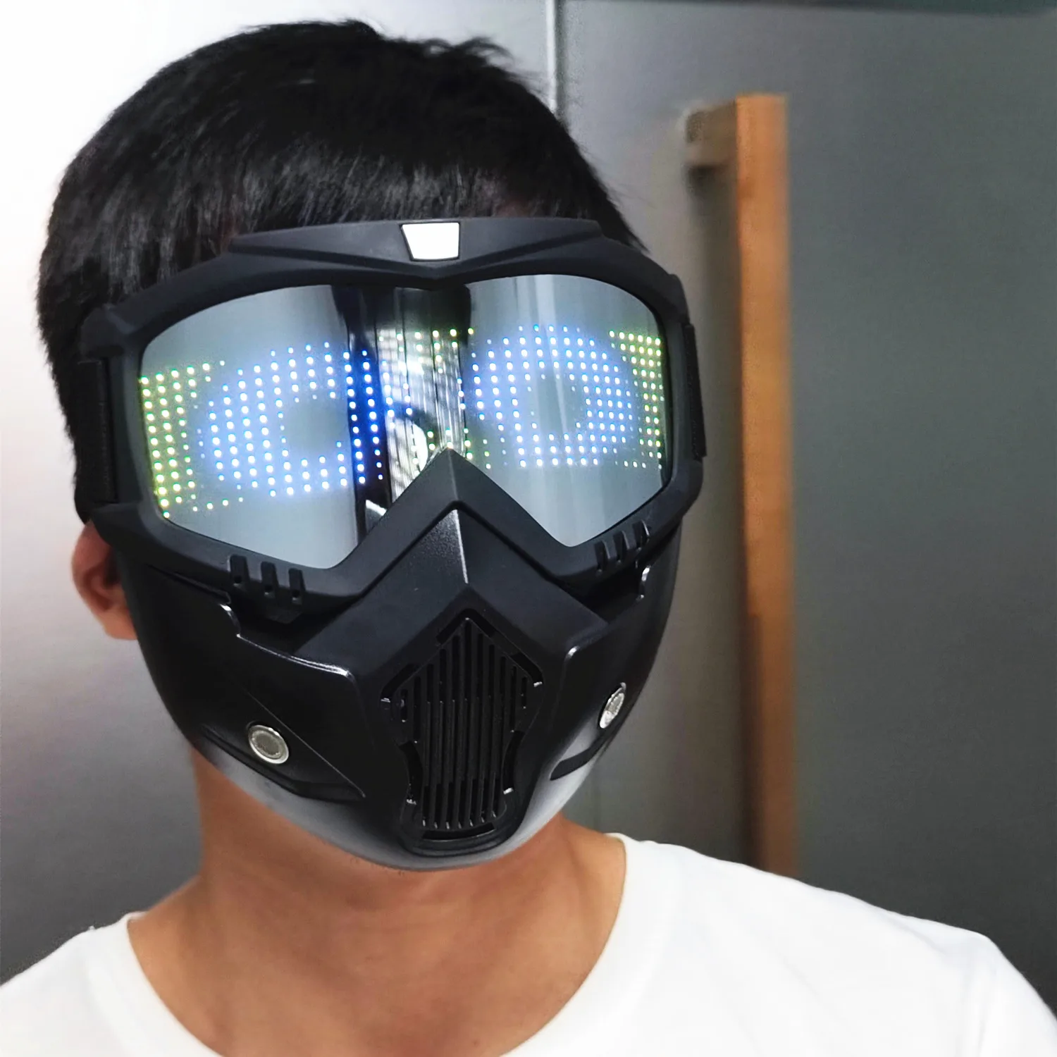 Cyber Punk Mask Cosplay Costum - Cosplay Prop Pattern recension och pris