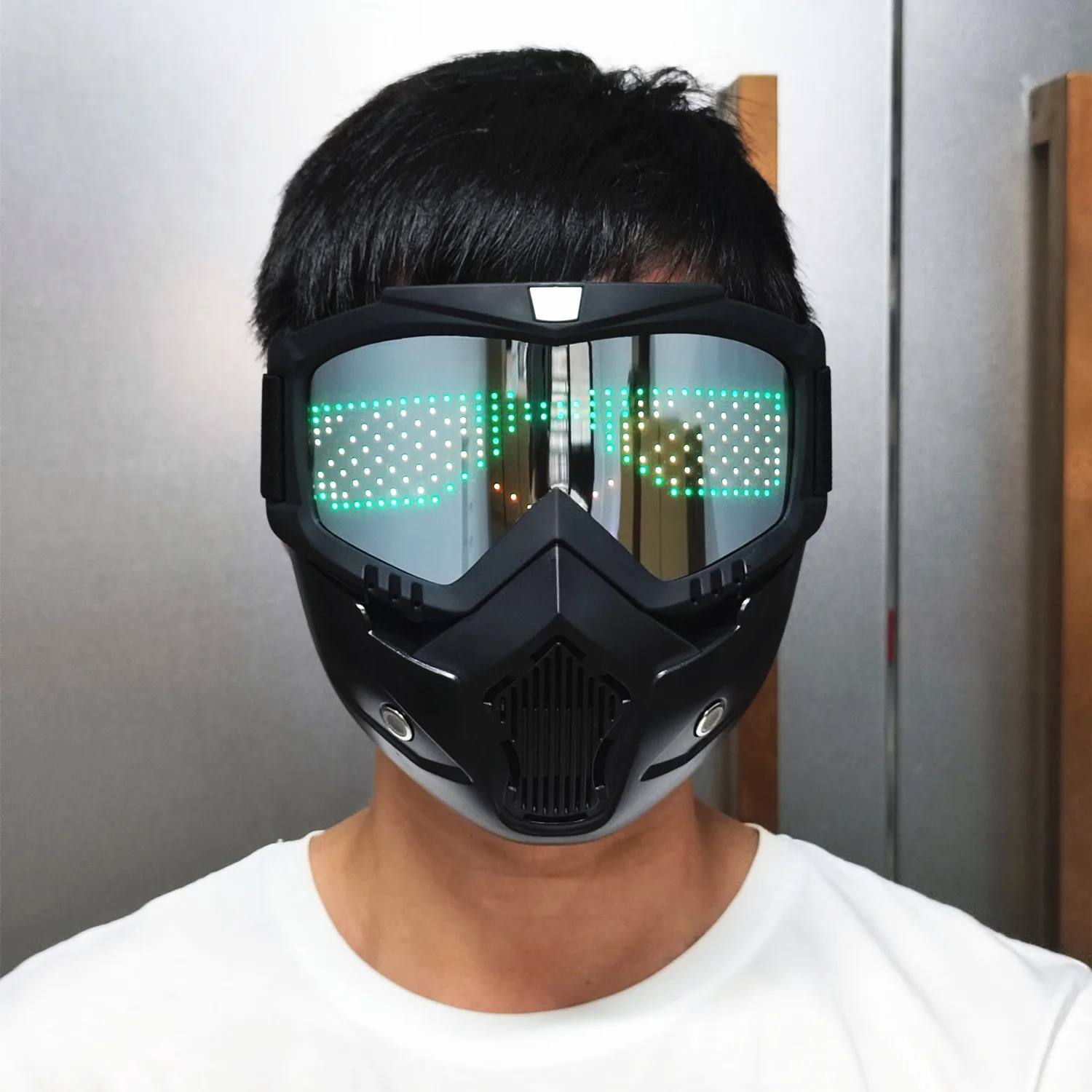 Cyber Punk Mask Cosplay Costum - Cosplay Prop Pattern recension och pris
