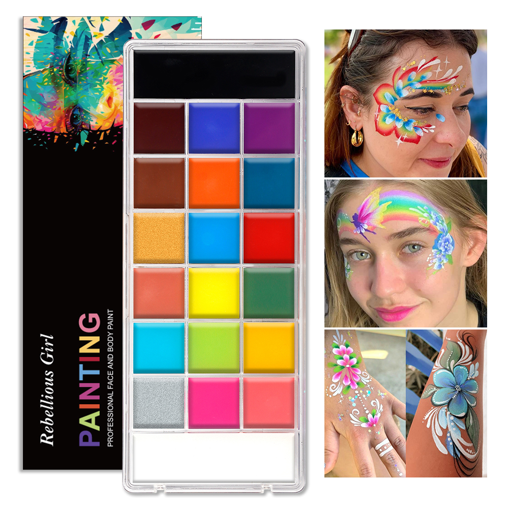 20 Colors Professional Face Pa - Cosplay Prop Paint recension och pris