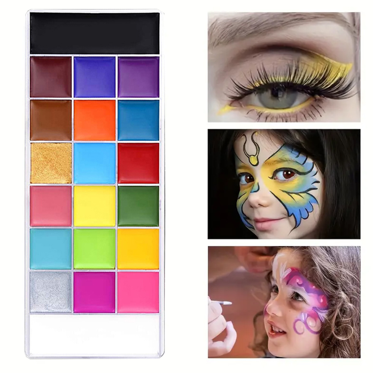 20 Colors Professional Face Pa - Cosplay Prop Paint recension och pris