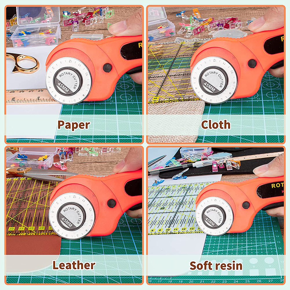 42PCS Rotary Cutter Set 45mm F - Craft Knife Set recension och pris