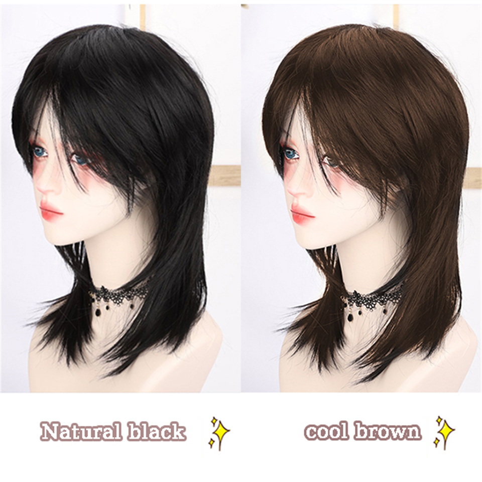 AS Wig Female Short Hair Black - Wig Fiber Net recension och pris