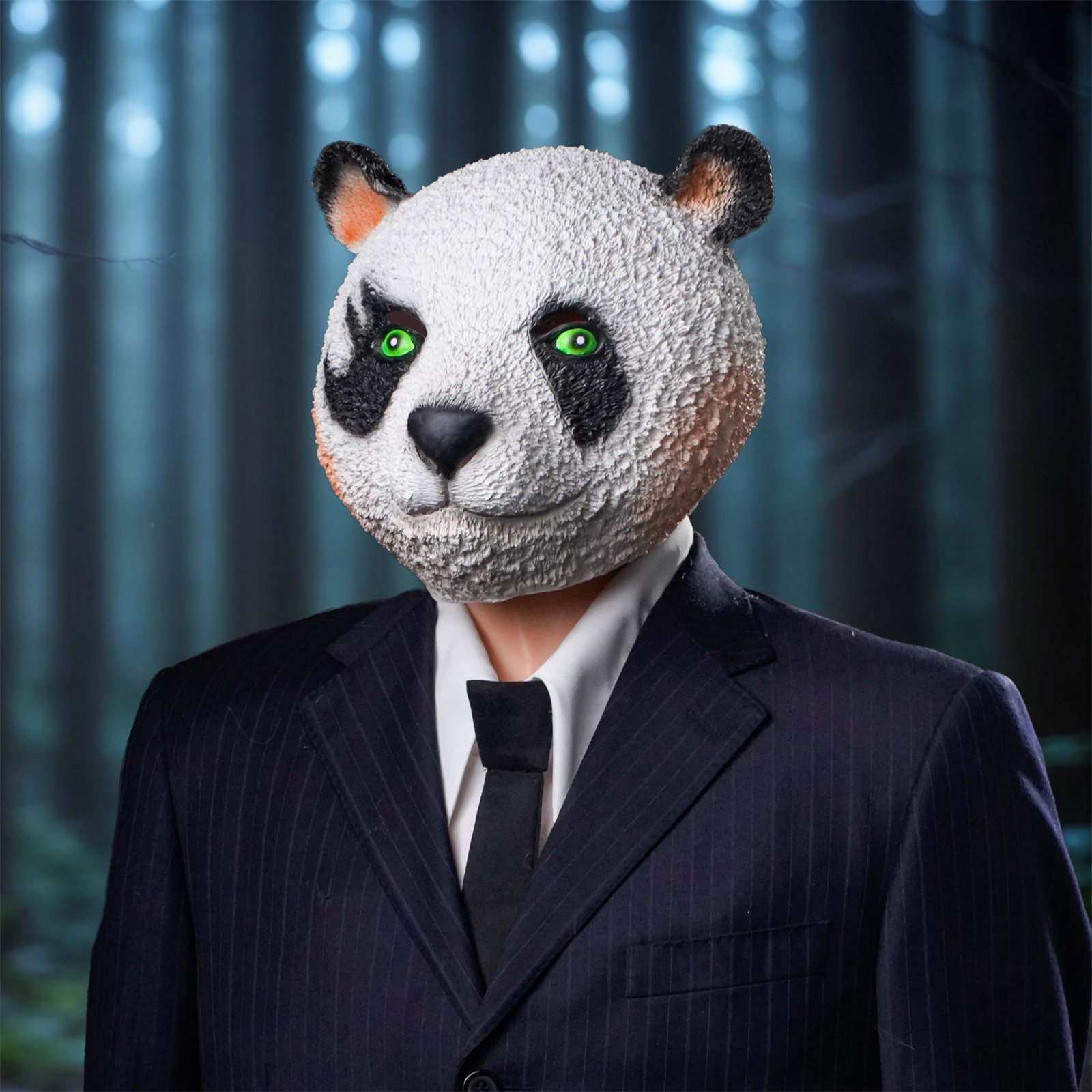 Panda Latex Mask - Movie-Grade - Cosplay Prop Paint recension och pris