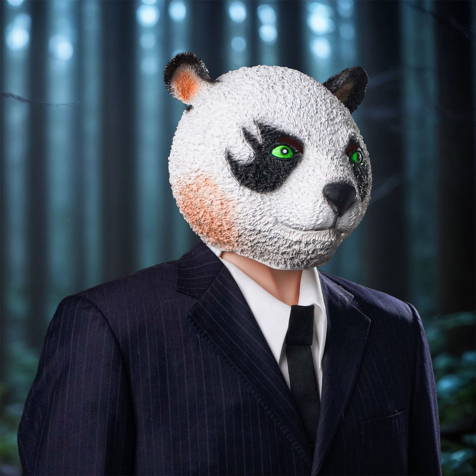Panda Latex Mask - Movie-Grade - Cosplay Prop Paint recension och pris