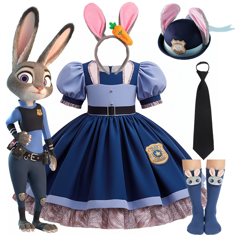Girl Cosplay Disney Judy Hopps - Cosplay Prop Bow recension och pris