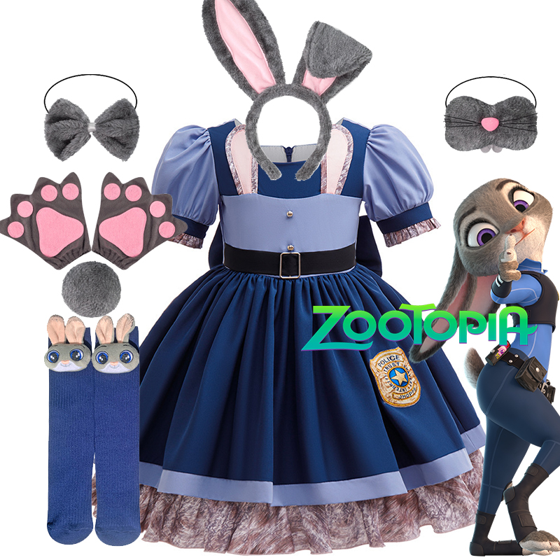 Girl Cosplay Disney Judy Hopps - Cosplay Prop Bow recension och pris