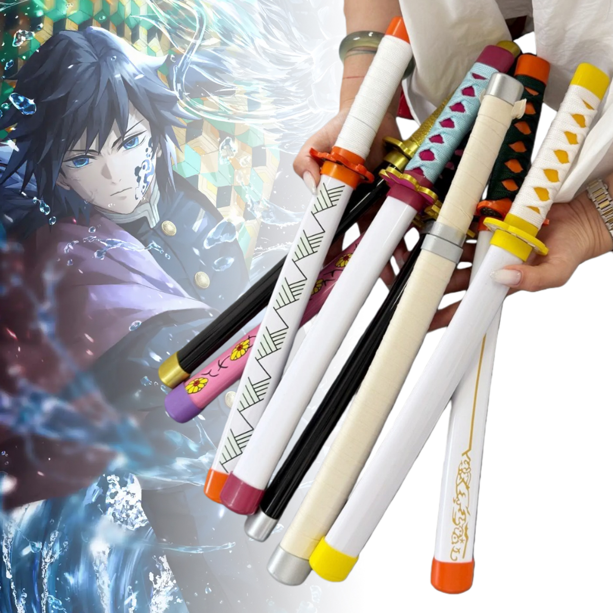 16inch Tomioka Giyuu Katana An - Cosplay Prop Katana recension och pris