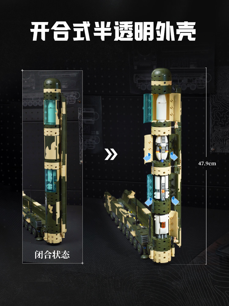 Keeppley 2026 New Df-41 Milita - Cosplay Prop Building recension och pris