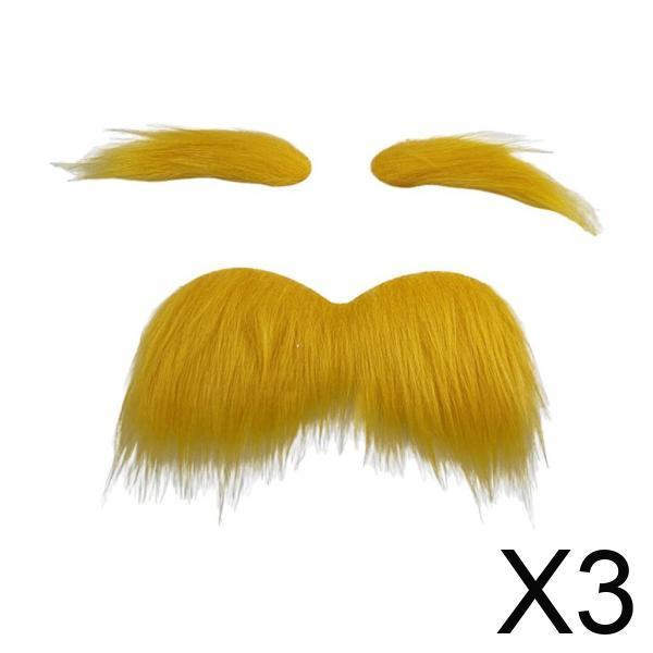 Fake Mustache and Eyebrows Sel - Cosplay Prop Kit recension och pris