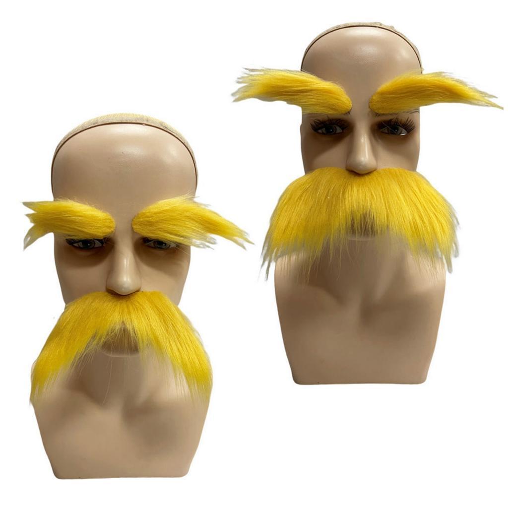 Fake Mustache and Eyebrows Sel - Cosplay Prop Kit recension och pris