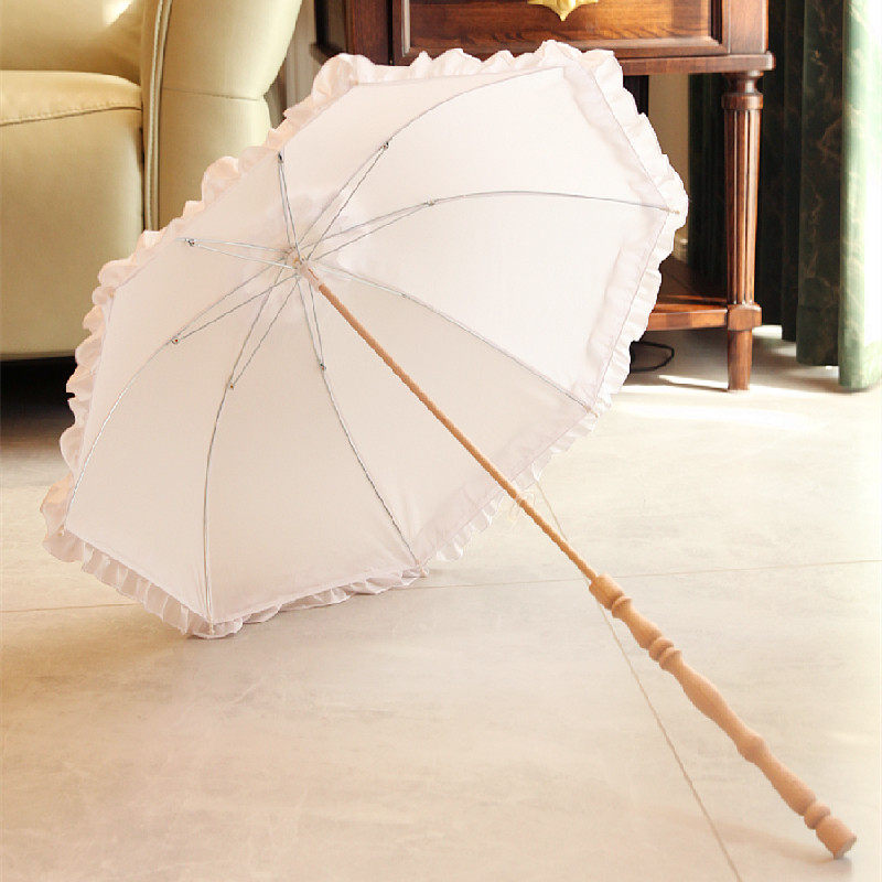 Floating feather parasol, wood - Cosplay Floating Prop recension och pris