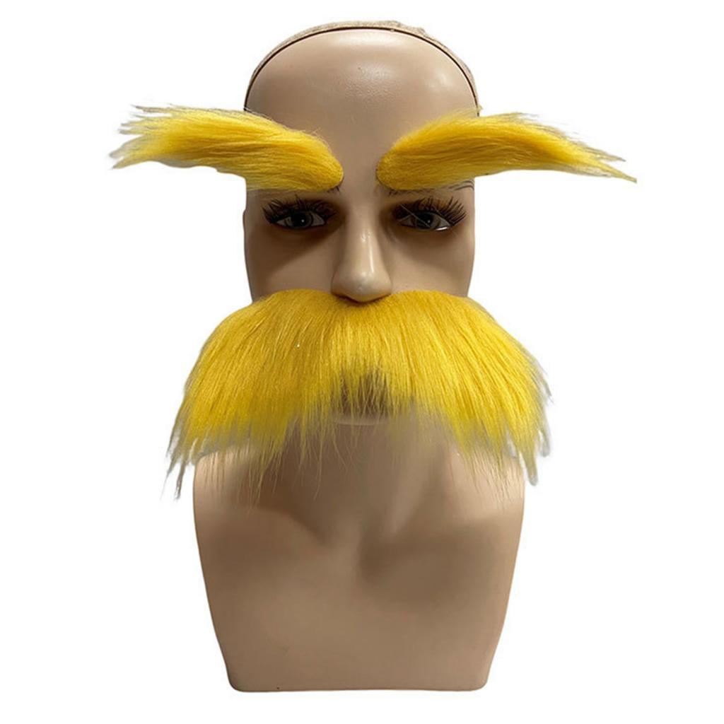 Halloween Fake Mustache Beard  - Cosplay Prop Kit recension och pris
