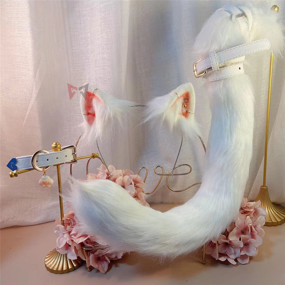 New Handmade Work White Cat Ea - Cosplay Prop Works recension och pris