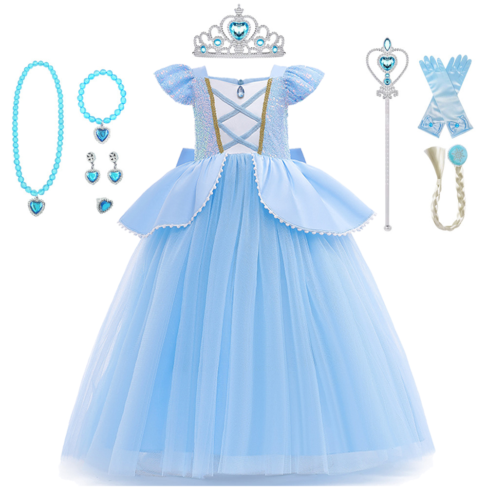 Cinderella Cosplay Costume Kid - Cosplay Prop Bow recension och pris