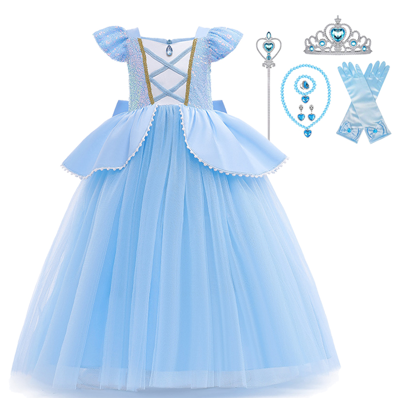 Cinderella Cosplay Costume Kid - Cosplay Prop Bow recension och pris