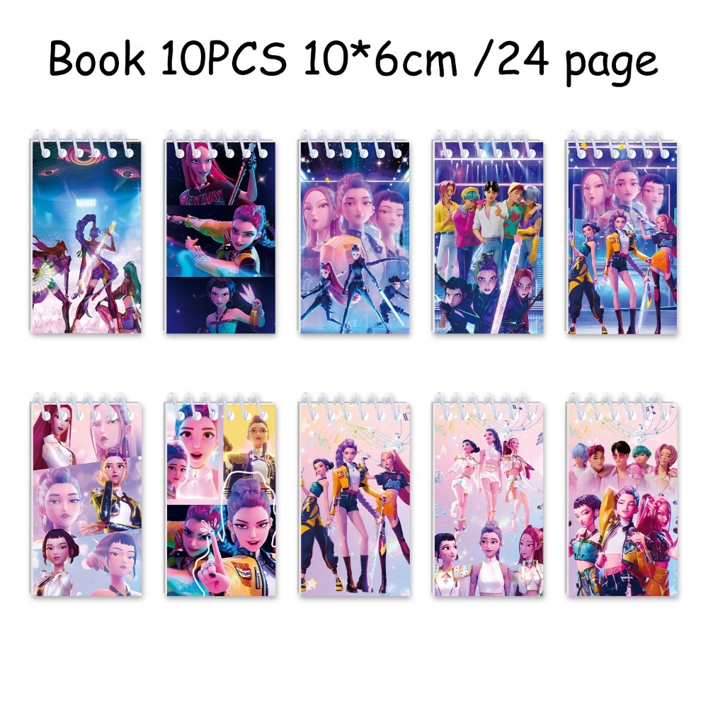 10PCS Anime Girls Group K-pop  - Cosplay Prop Pattern recension och pris
