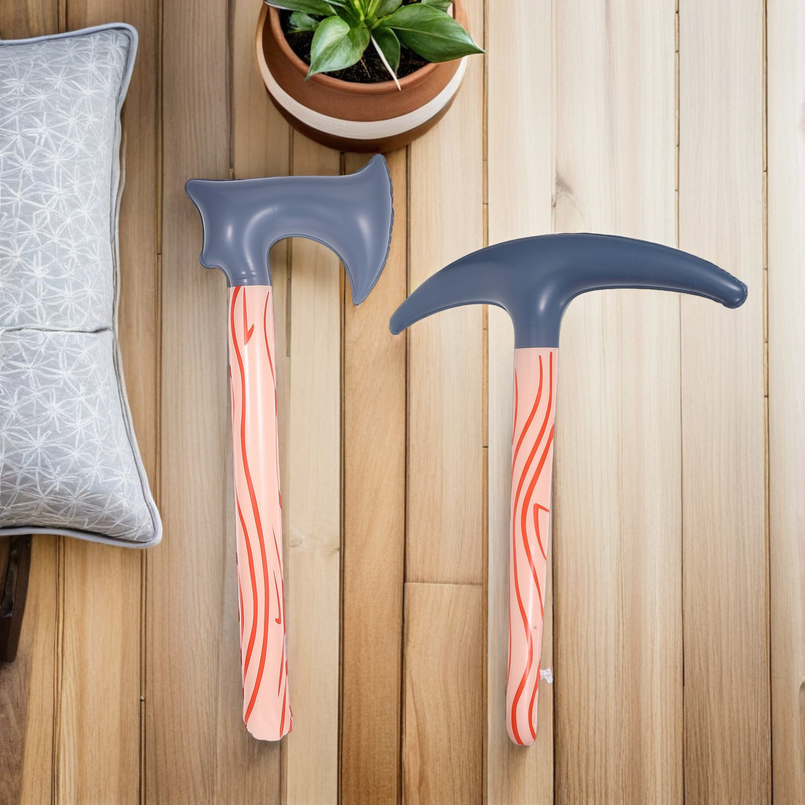 2Pcs Inflatable Pickaxe Axe Se - Cosplay Prop Axe recension och pris