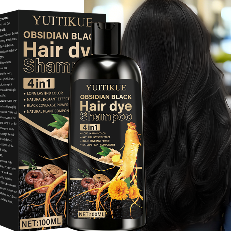 Obsidian Black Hair Dye Shampo - Hair Spray Color recension och pris