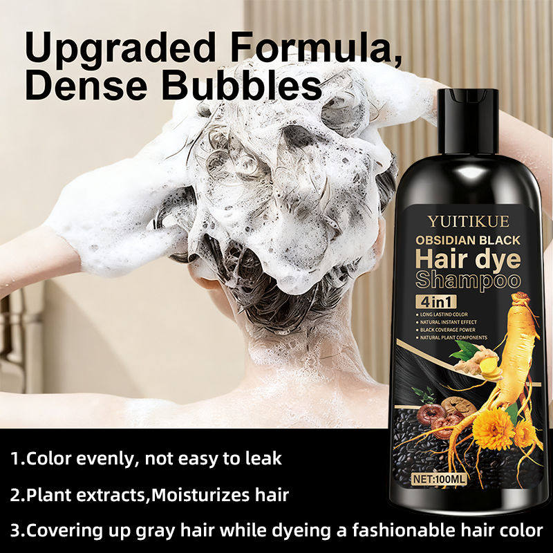Obsidian Black Hair Dye Shampo - Hair Spray Color recension och pris