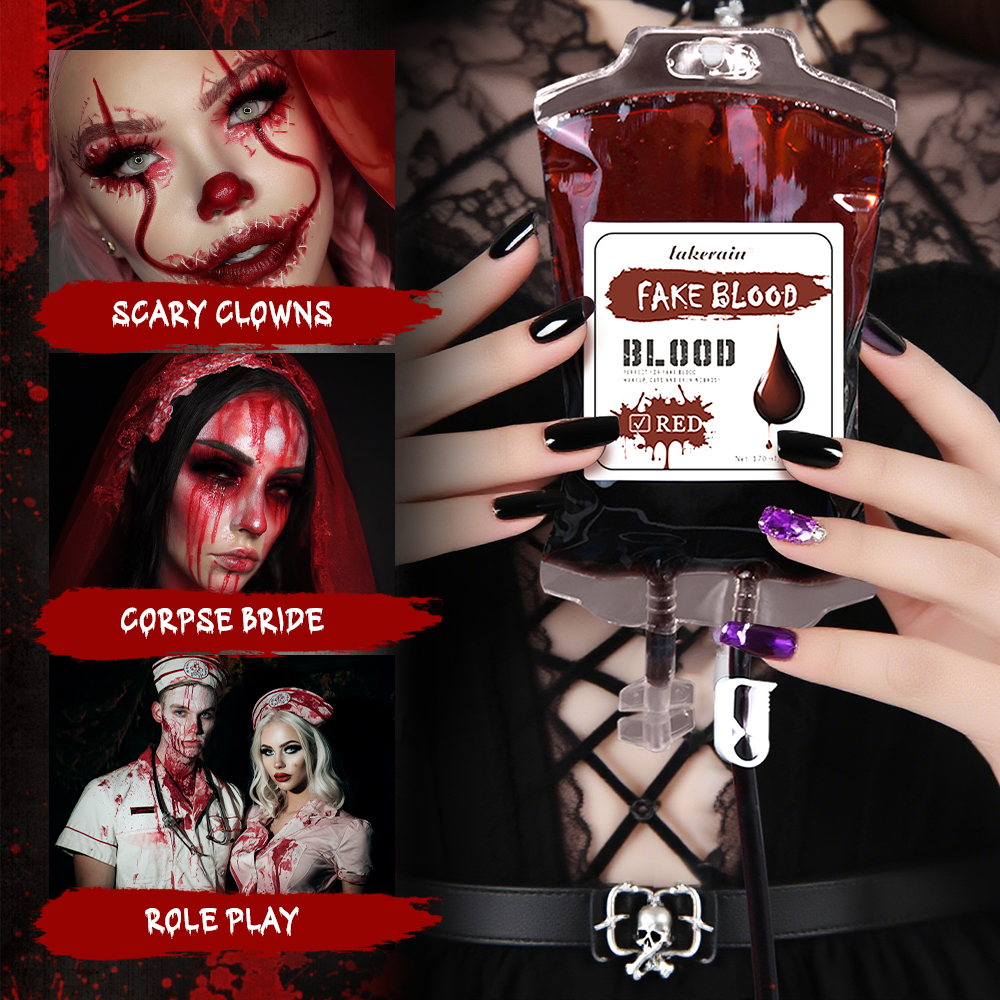 Lakerain Fake Blood 170ML Hall - Cosplay Prop Paint recension och pris