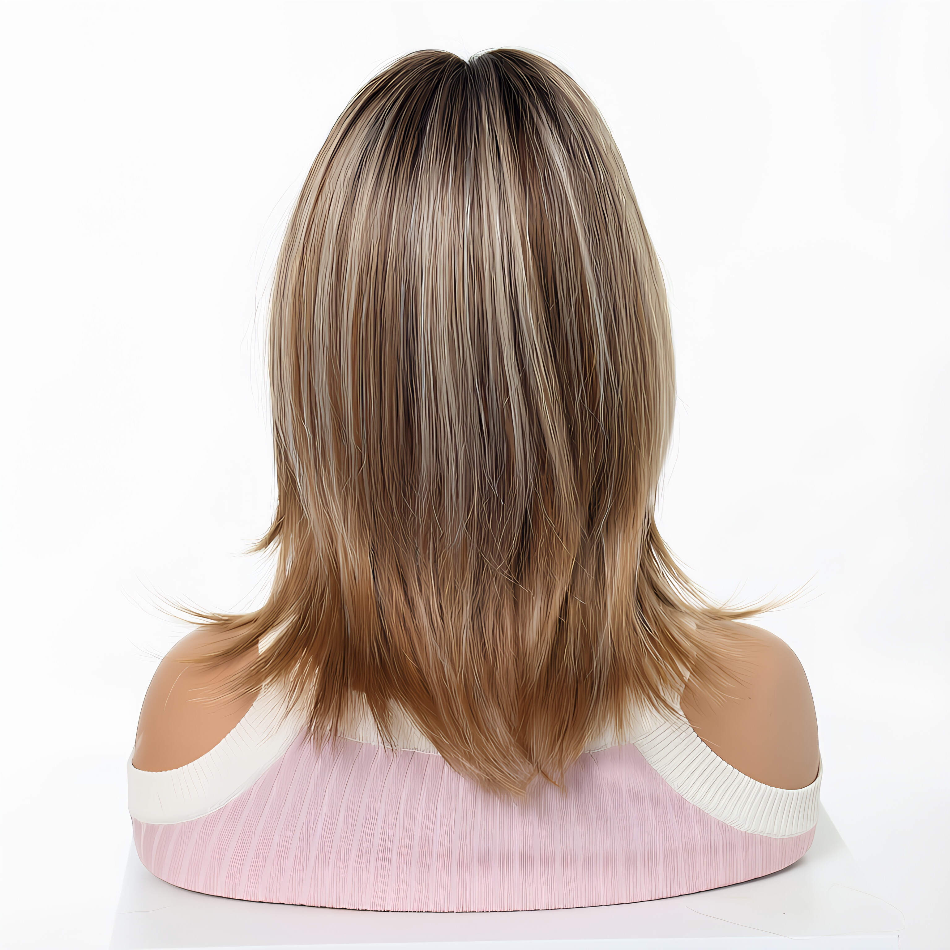 Daily light brown wig, headban - Wig Fiber Net recension och pris