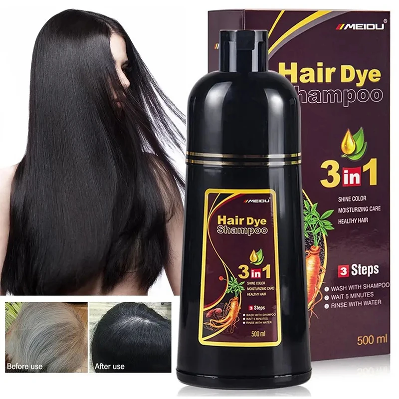 500ml Hair Dye Shampoo 3 in 1  - Hair Spray Color recension och pris