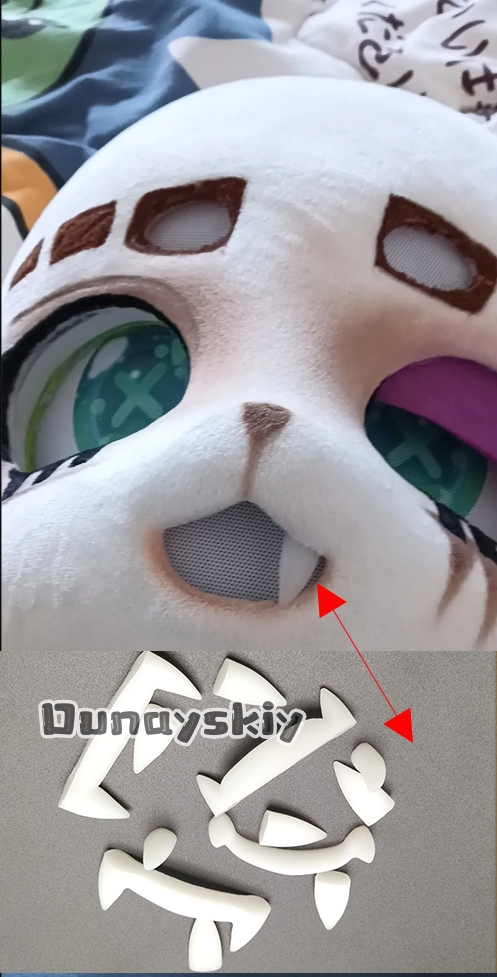 Furry 3D Printing Kemono Fursu - Cosplay Prop Diy recension och pris