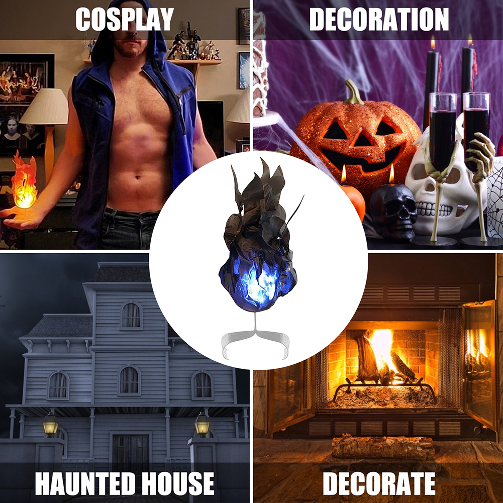 Halloween Unique Floating Fire - Cosplay Fireball Prop recension och pris