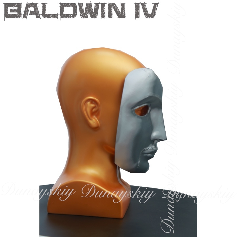 Halloween Baldwin IV Mask Cosp - Cosplay Prop 3D Print recension och pris