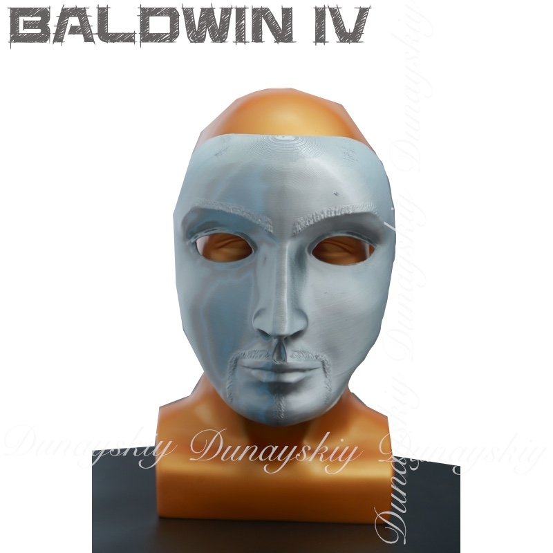 Halloween Baldwin IV Mask Cosp - Cosplay Prop 3D Print recension och pris