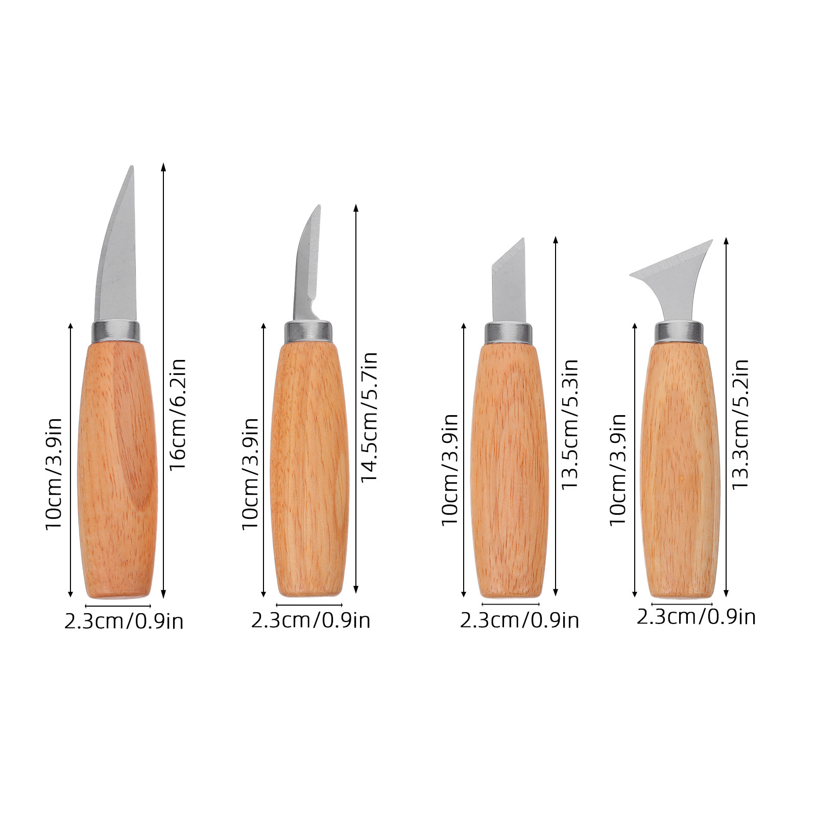 4Pcs Wood Carving Knives Set E - Craft Knife Set recension och pris