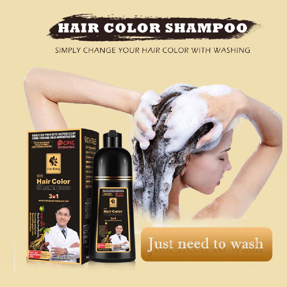 3 In 1 Instant Coloring Shampo - Hair Spray Color recension och pris