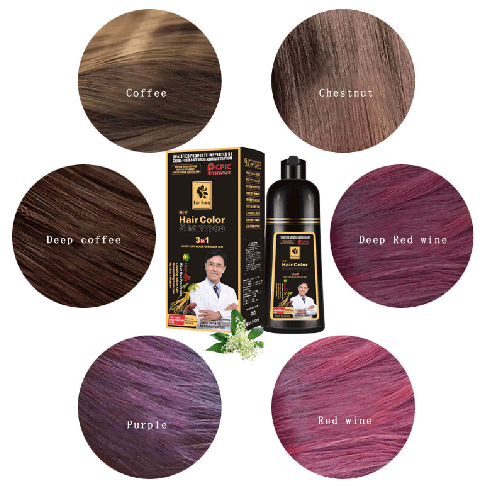 3 In 1 Instant Coloring Shampo - Hair Spray Color recension och pris