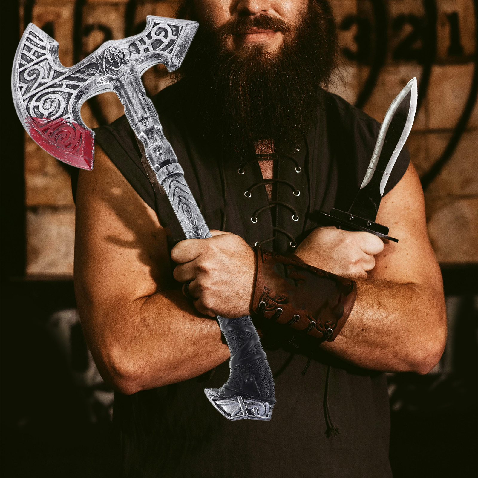 Fake axes Realistic Viking Axe - Cosplay Prop Axe recension och pris